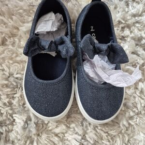 Carters Canvas Capri Shoes- Navy